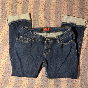 Juniors Misses Dickies Ankle Skinny Jeans